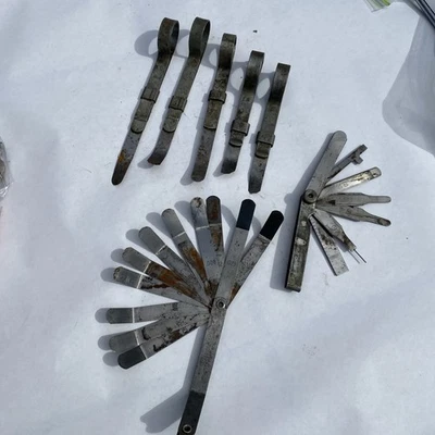 Lot of Vtg Feeler Gauges. Delegard, Kastar, Mac - various brands, sizes, types - Image 1 of 4