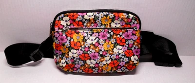 Brighton AMAPOLAS PINTADAS Floral Cintura Cinturón Bolso Riñonera Cartera Bolso de Mano Foto 1 de 4