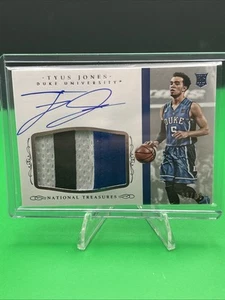 2015 Panini National Treasures TYUS JONES #378 RPA MINT 3/99 🔥🏀🔥 Duke - Picture 1 of 7