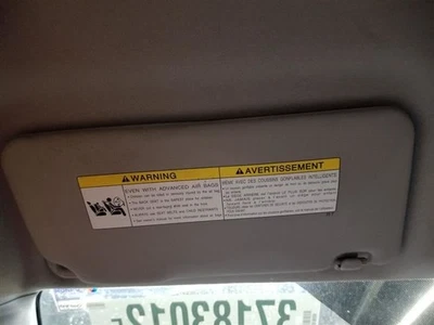 Driver Left Sun Visor Without Illumination Fits 07-13 SX4 603789 Foto 1 de 4