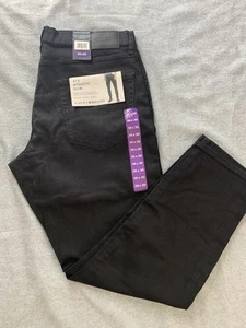 lucky brand 412 athletic slim black denim jeans Mens size 36 x 30 Brand New Pant - Picture 1 of 5