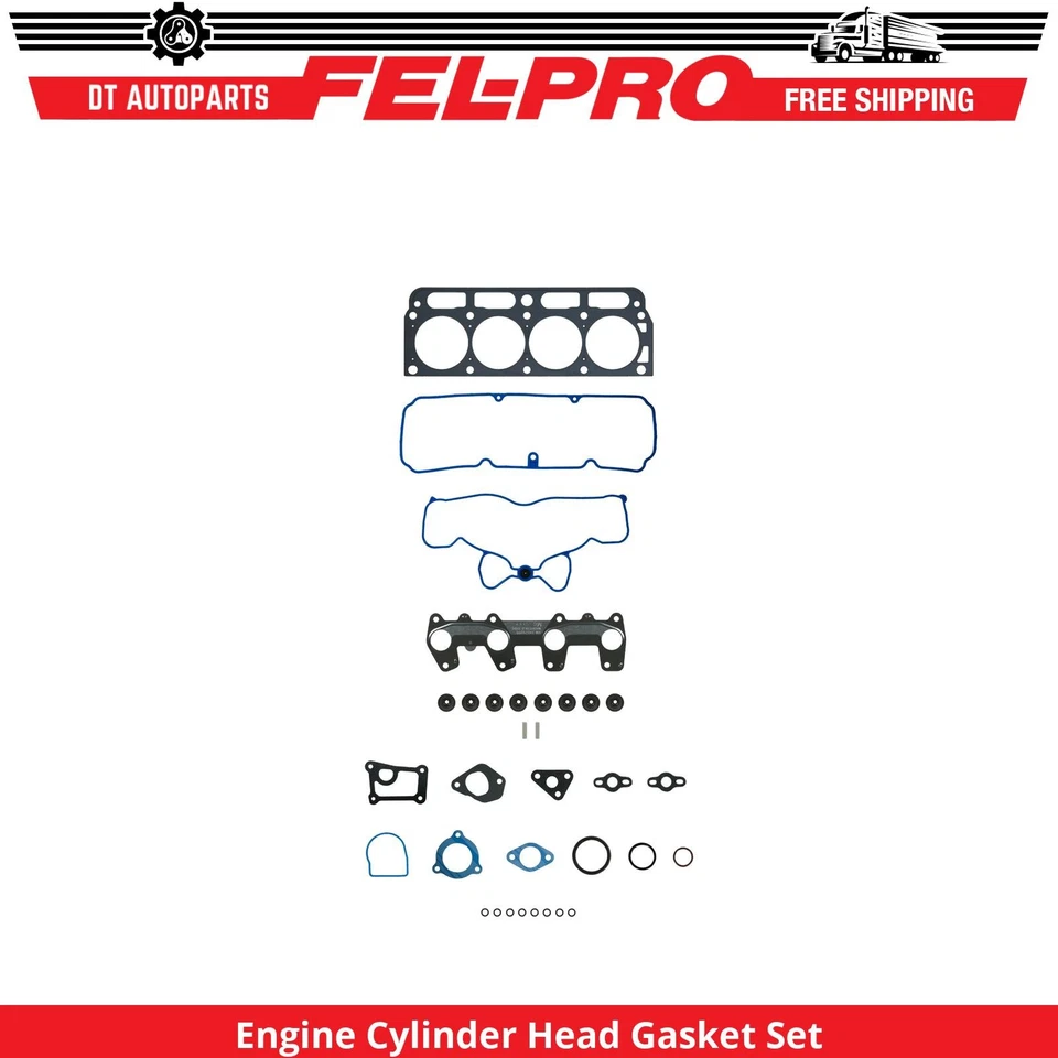 Juego de juntas de culata de motor Fel-Pro 2001 para Chevrolet S10 2000-2003 2,2 L L4 Foto 1 de 1