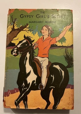 Vintage Book The Gypsy Girls Secret Margaret Penrose Hardcover 1930s Equestrian - Image 1 of 4