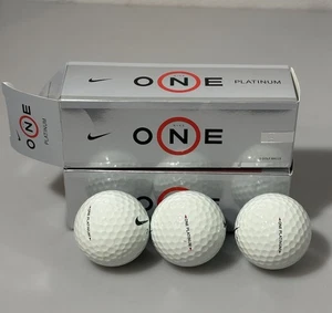 **NUEVO** Pelotas de golf Nike One Platinum 2 mangas - blancas **6 pelotas** - Imagen 1 de 4