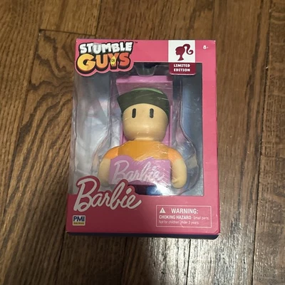 "Figura de acción Stumble Guys edición limitada Barbie Fan Guy 4"" - totalmente nueva" Foto 1 de 4