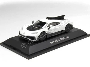 2023 Mercedes-Benz AMG ONE (C298) Blanco Cachemir 1:43 Dealer Edition B66961041 - Imagen 1 de 4