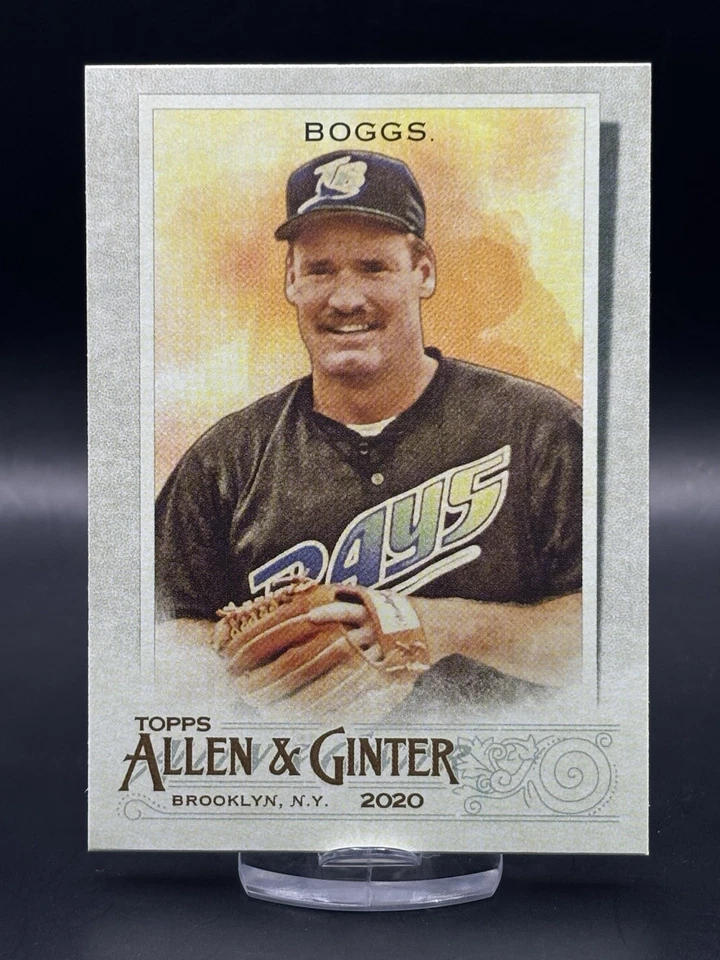 2020 Topps Allen and Ginter Wade Boggs  #126 - Tampa Bay Rays - - Image 1 of 2