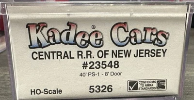 Kadee Cars HO RTR #5326 40’ PS-1 8’ Door CNJ #23548 NIB - Image 1 of 3