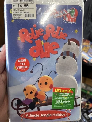 Rolie Polie Olie: A Jingle Jangle Holiday VHS Clamshell New Sealed - Image 1 of 3
