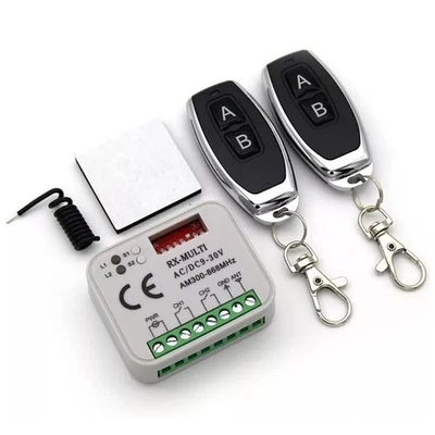 Universal Funk Empfänger 300-868MHz Mit Relais Ausgang Für Garagentor Antrieb - Bild 1 von 4