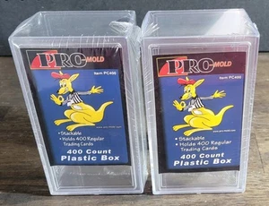 (2) 400 Count Storage Snap-Boxes Pro-Mold NEW Unused - Picture 1 of 4