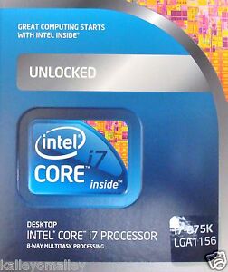 Intel BX80605I7875K SLBS2 Core i7-875K 2.93 GHz 8 MB LGA1156 New Retail Box