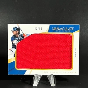 Ozzie Albies 2018 Panini Immaculate Immaculate Jumbo Relic /99 BRAVES LOOK!! - Picture 1 of 1