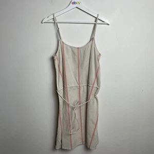 New Zulu And Zephyr Terrace Dress Size 10 Sleeveless Mini Cotton Linen - Picture 1 of 10
