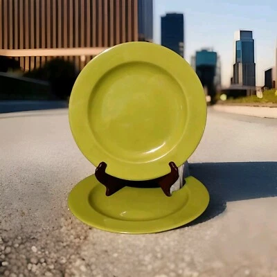 2 Essential Home Lime Salad Plate 8.5" NEW - Image 1 of 4