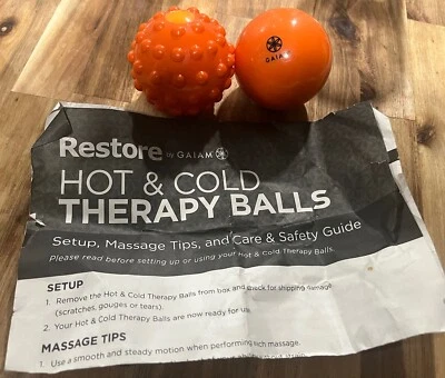 Bolas de terapia fría y caliente GAIAM RESTORE NARANJA Foto 1 de 4