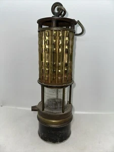 Wolf Safety Lamp 1930's miner's lamp & Railroad Boxcar signal Lamp Carbide hang - Picture 1 of 5