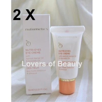 2 x Nutrimetics Nutri-Eyes Eye Creme 2 x 15ml FREE SHIPPING RRP$104 new with box - Image 1 of 4