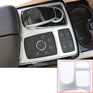 Cubierta plateada del panel de modo de control central ABS para Benz GLE GLS ML clase GL 2013-19 - Imagen 1 de 6