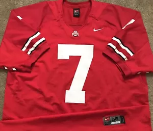 AUTÉNTICA CAMISETA DE COLECCIÓN TED GINN JR. OHIO STATE BUCKEYES NIKE EQUIPO 56 COSIDA! (OSU) - Imagen 1 de 5