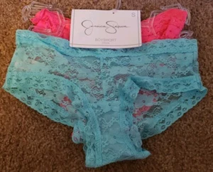 Nwt 2 Pair Of Jessica Simpson Lace Boyshort Panties Size S - Picture 1 of 5