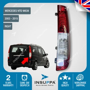 Luz trasera derecha luz trasera fuera de juego para Mercedes Vito W639 Viano (2003-2015) - Imagen 1 de 11
