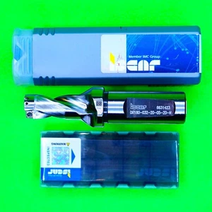 ISCAR Wendeplattenbohrer Ø 16,0mm 2xD № DR160-032-20-05-2D-N mit IK NEU + WSP - Picture 1 of 8