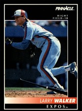 1992 Pinnacle Montreal Expos Baseball Card #194 Larry Walker
