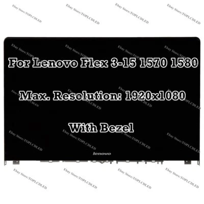 Lenovo Flex 3-15 1570 80R4 FHD 15,6" LCD Anzeige Bildschirm Berühren  Baugruppe - Bild 1 von 4