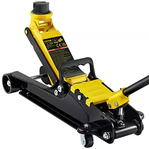 VEVOR Low Profile Floor Jack 2.5 Ton Heavy Steel Single Piston Hydraulic Pump - Picture 1 of 12
