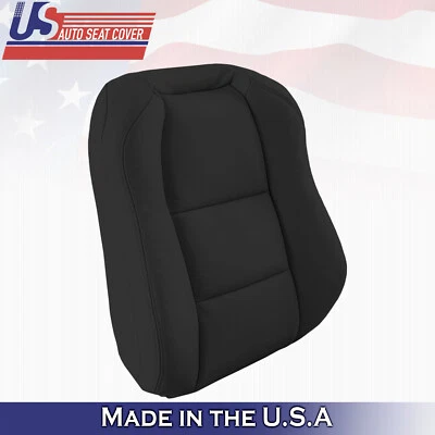 2004 Fits Acura TL Front Driver Side Top Perforated Leather Seat Cover Black - Image 1 of 4