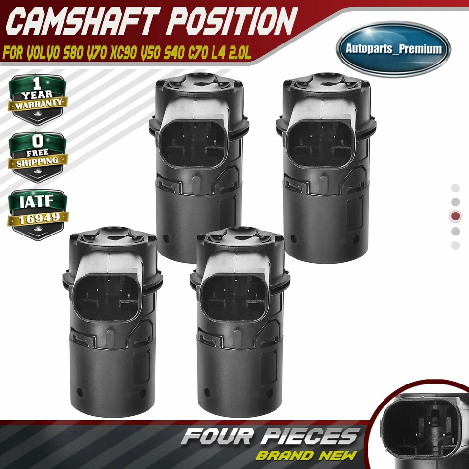 4x Sensor de aparcamiento PDC trasero para Volvo S80 V70 XC90 V50 S40 C70 L4 2,0 L 30765108 Foto 1 de 4
