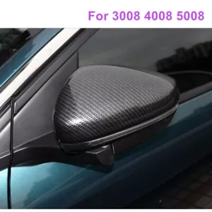 For Peugeot 3008 3008GT 4008 5008 2017 2018 Side RearView Mirror Cap Cover - Picture 1 of 4