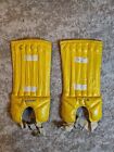 Vintage Hocky Shin Pads Yellow