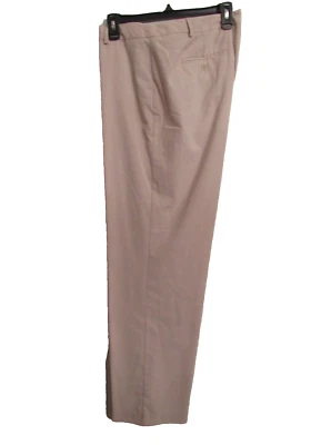 Charter Club Classic Fit Ivory Flat Front Straight Leg Stretch Pants 16 - Image 1 of 4