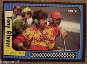 1991 Tony Glover Card 64 of 240 Maxx Collection Race Cards - Picture 1 of 2