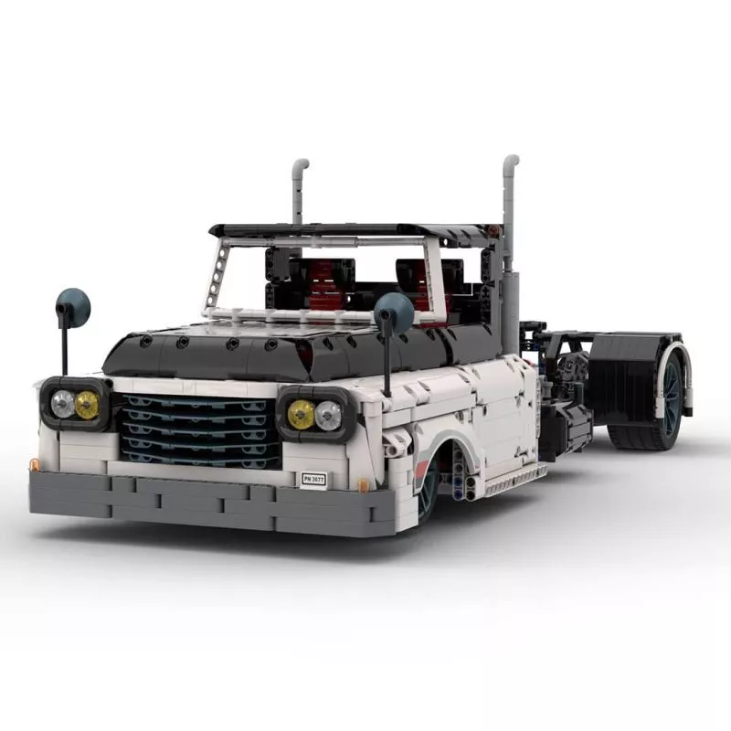 MOC-143377 Rally Pickup Typically American Car 2500 Pieces/black for Aged 15+ - Image 1 of 4