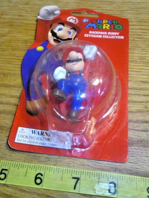 Super Mario Mochila Buddy Llavero Colección 2 Pulgadas Nintendo Nuevo en Tarjeta Foto 1 de 2
