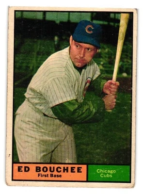 1961 Topps - #196 Ed Bouchee - Image 1 of 2