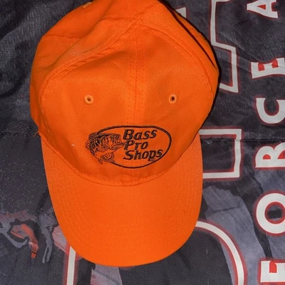 Gorra de béisbol Bass Pro Shops malla naranja Snapback Trucker Foto 1 de 2