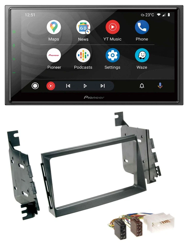 Pioneer USB 2DIN DAB MP3 Bluetooth Autoradio für Hyundai Azera Japan USA Grandeu - Bild 1 von 4