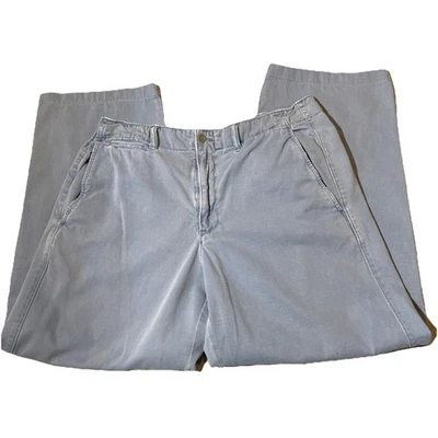 Pantalones Polo Ralph Lauren Pierna Ancha Mujer 14 Lt Azul Chino Y2K Preppy Hipster Usados en Excelente Condición Foto 1 de 4