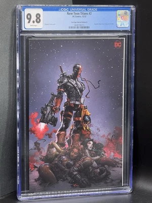 THE NEW TEEN TITANS 2 CGC 9.8 CLAYTON CRAIN FAN EXPO BOSTON VIRGIN - Image 1 of 4