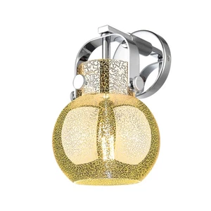 Innovations Lighting 423-1W-11-7 Pilaster II Sphere Sconce - Chrome - Picture 1 of 6