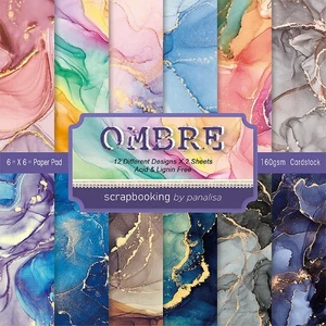 Marble Pattern Bronzing Decoupage Paper Sheets - 24 Pack (6 x 6 in) - Picture 1 of 9