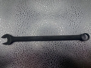 Snap On Goex14B 7/16" 12 Punkt Kombination Schraubenschlüssel schwarz Oxid Oberfläche 1984 USA - Bild 1 von 10