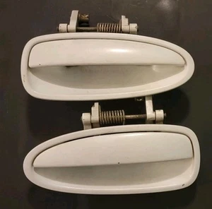 1994-2001 Acura Integra SEDAN Rear Passenger Side Door Handle Set WHITE - Picture 1 of 5