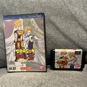 SEGA Mega Drive Genesis - Dragon Ball Z Buyu Retusden Boxed Japan F/S RARE - Picture 1 of 7