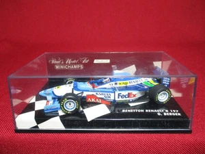 1:43 Scale Gerhard Berger Benetton Renault B197 F1 GP Minichamps Formula 1 - Picture 1 of 5