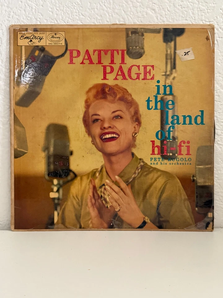 Patti Page In The Land of Hi-Fi LP Emarcy Jazz (1956) Pete Rugolo vg+ - Image 1 of 2